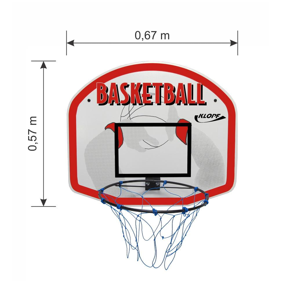 Tabela de Basquete para Parede Klopf 1017