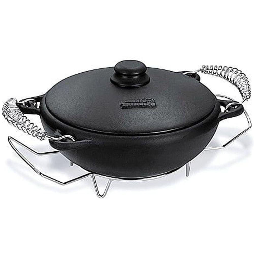 Panela Moqueca 3,5 Litros Tampa De Ferro 27 Cm Diâmetro