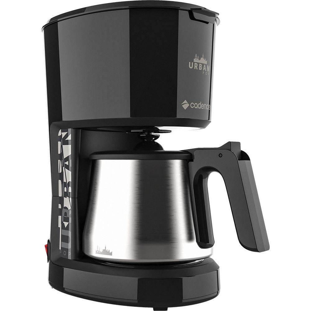 Cafeteira Elétrica Urban Pop Preta Inox Cadence 220V