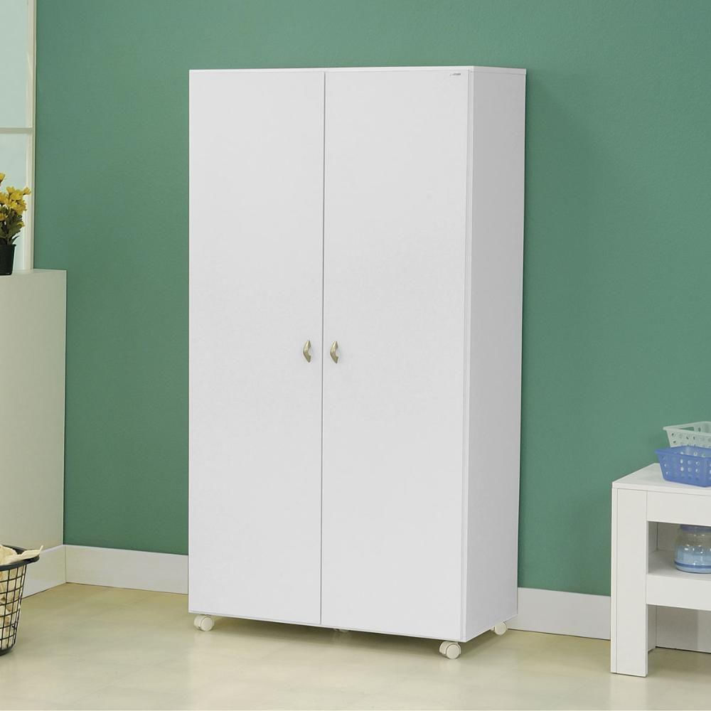 Armário Multiuso 2 Portas Rodízios Ar-70 Branco Ditália