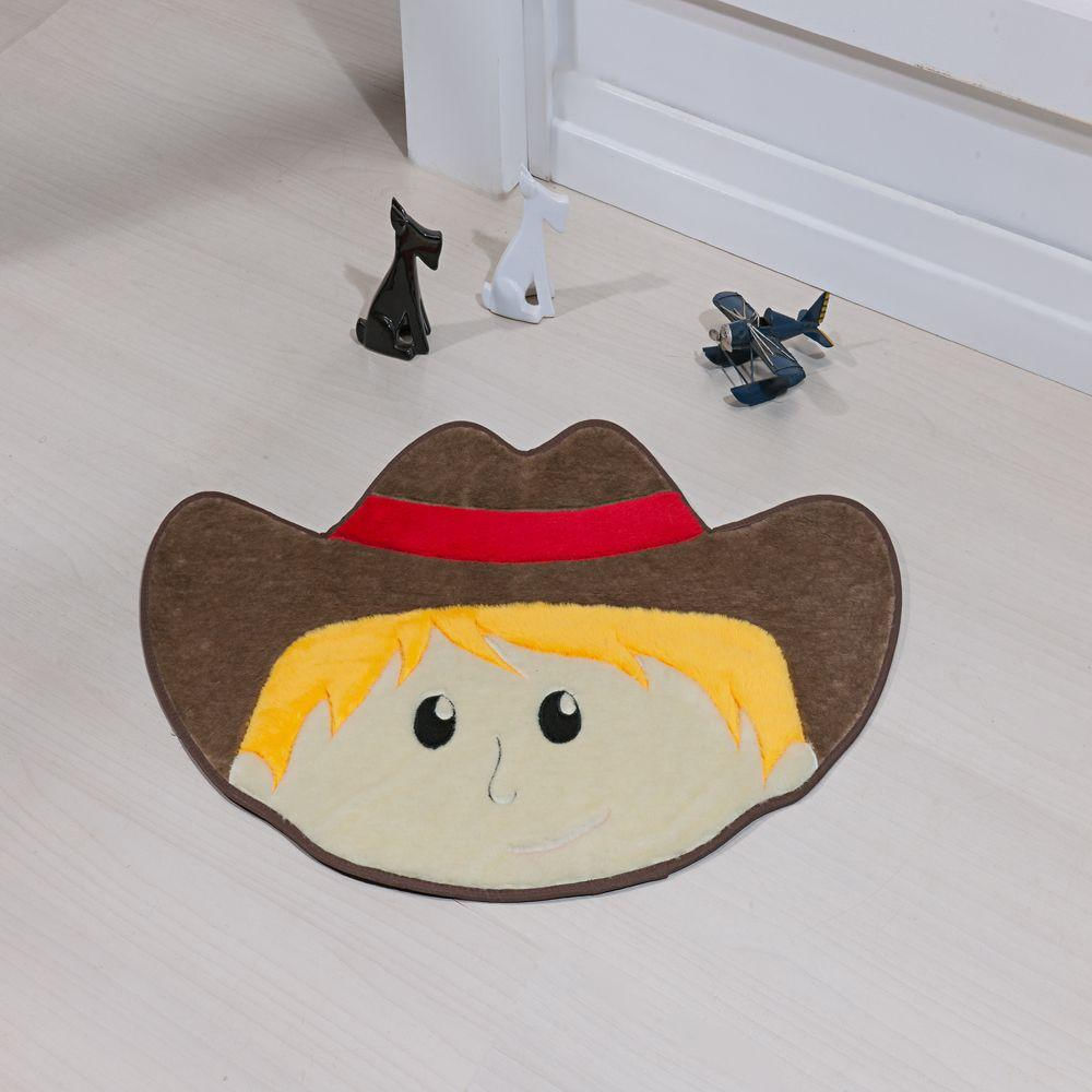 Tapete Premium Baby Cowboy 78cm X. 55cm Castor Guga Tapetes