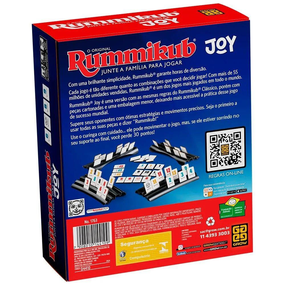 Jogo Rummikub Joy - Grow