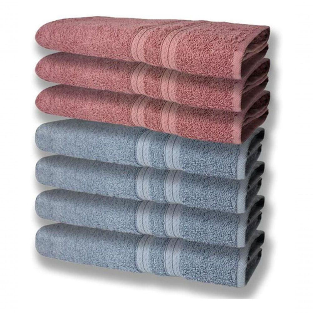 7 Toalhas Felpudas E Grossa 80x150 4 Azul 3 Rosê
