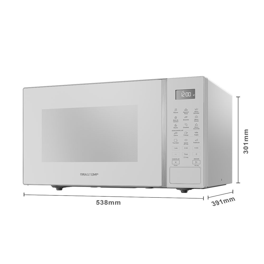 Forno Micro-ondas Brastemp 32lts BMS46AB Branco 127v Branco / 127V