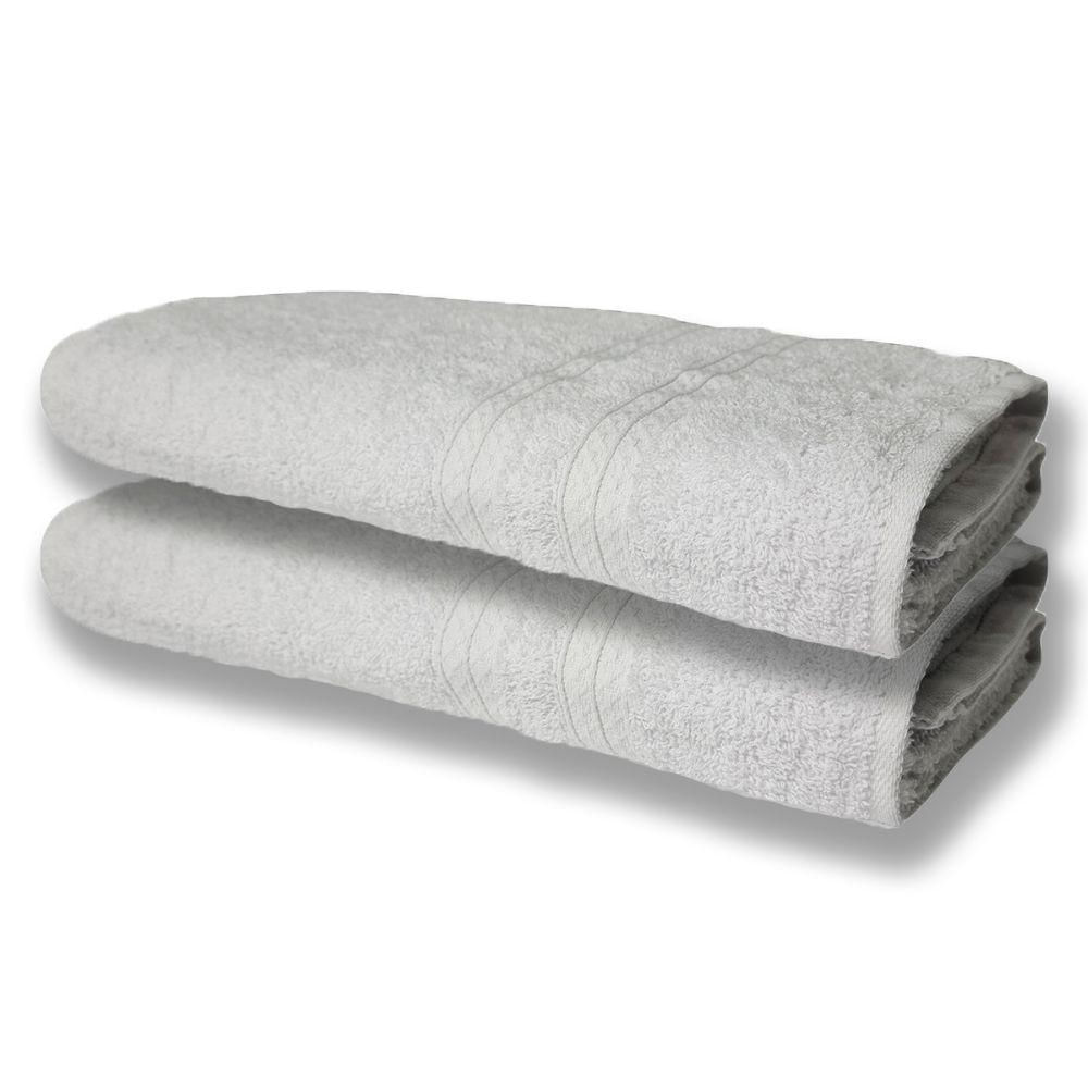 2 Toalhas Super Felpudas Grande E Grossa Algodão 80x150 Branco
