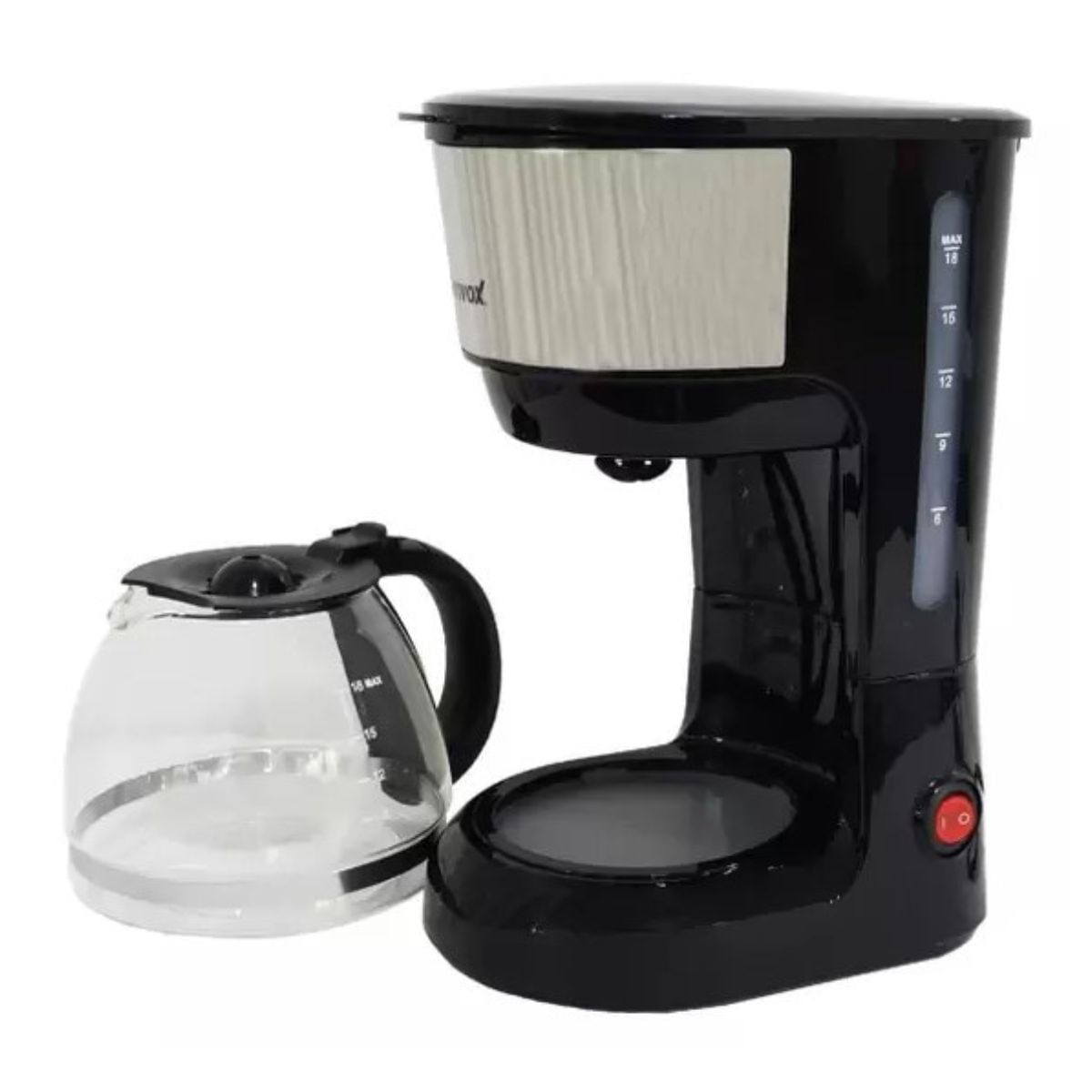 Cafeteira 600W 750ml AMVOX ACF227 18 Xic Prt Inox 110V