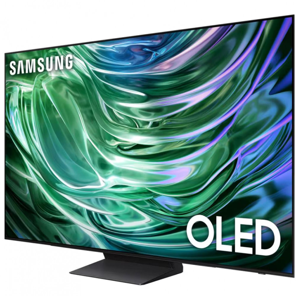 Smart TV 55 4K Samsung QN55S90DAGXZD OLED, AI Energy Mode, Dolby Atmos, Alexa built in, Wi-Fi, Bluetooth, USB, HDMI   Samsung,TV 4K Grafite / Bivolt