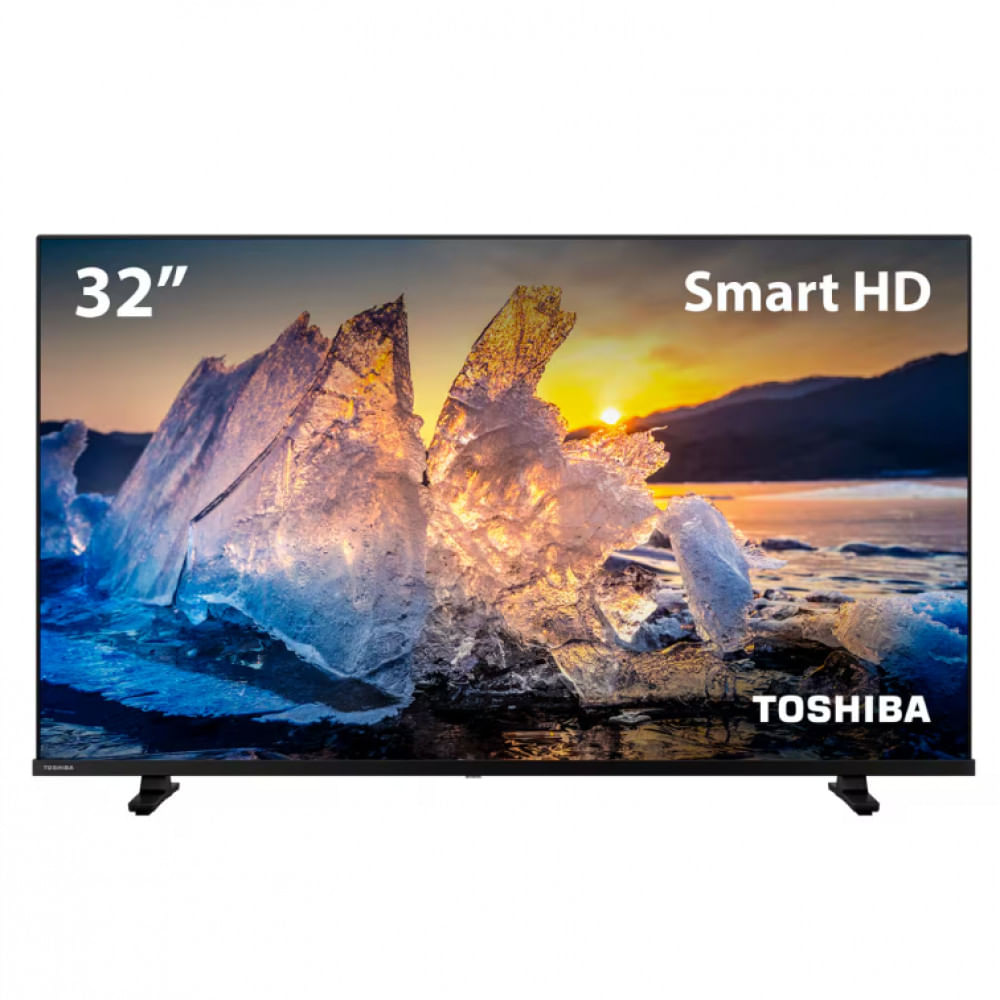 Smart TV 32? Toshiba HD TB020M Tela DLED com Assistente de Voz Integrado, Vidaa, Wi-Fi, USB, HDMI