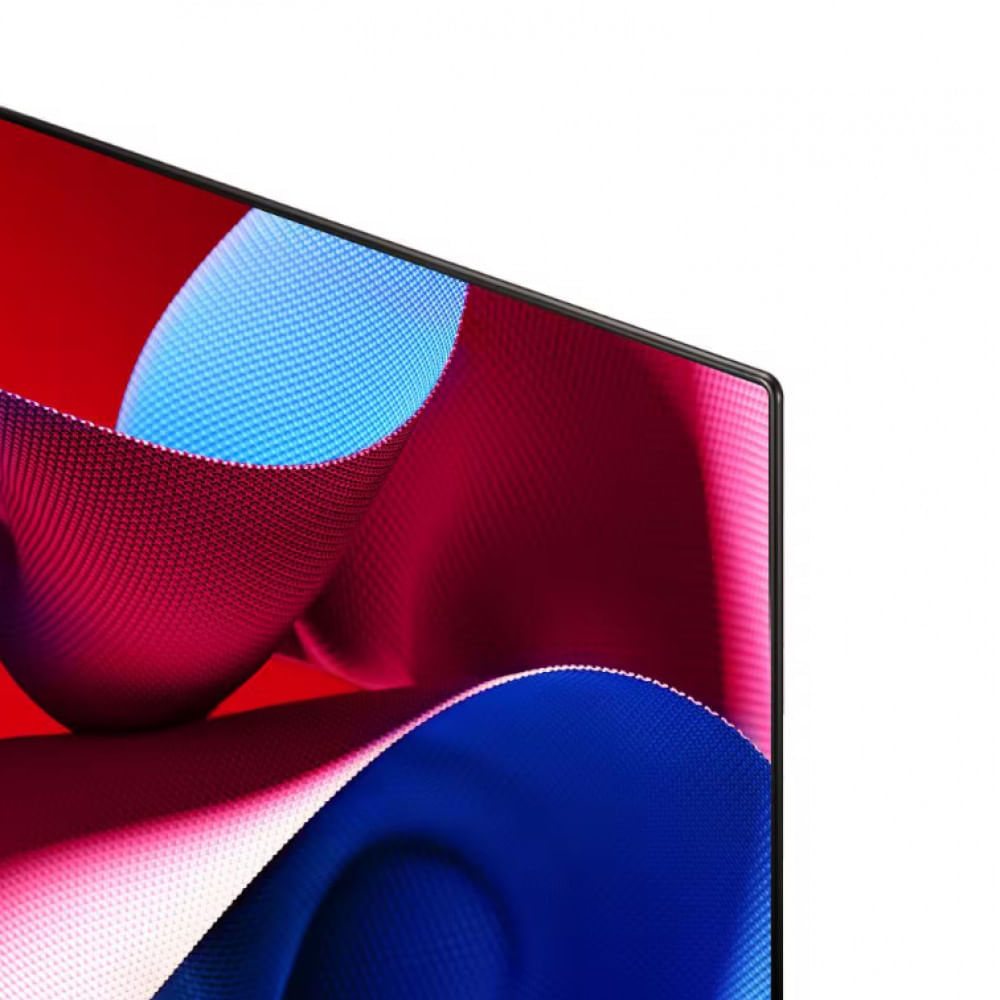 Smart TV LG 55 OLED 4K EVO OLED55C4 com processador AI alpha9 Ger7, Wi-Fi, Bluetooth, WebOS, 120Hz e LG ThinQAI Preto / Bivolt