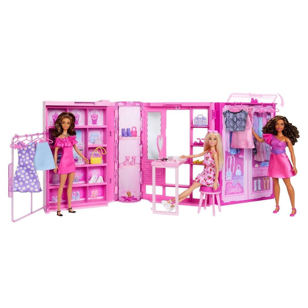 Barbie Armário dos Sonhos com Acessórios e Boneca - Mattel