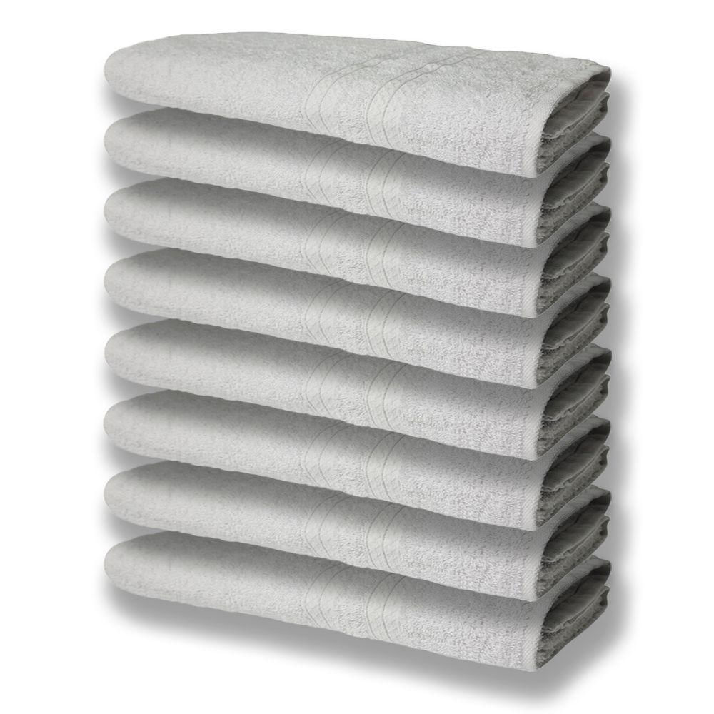 8 Toalhas Grande Super Felpudas E Grossa 80x150 Branco