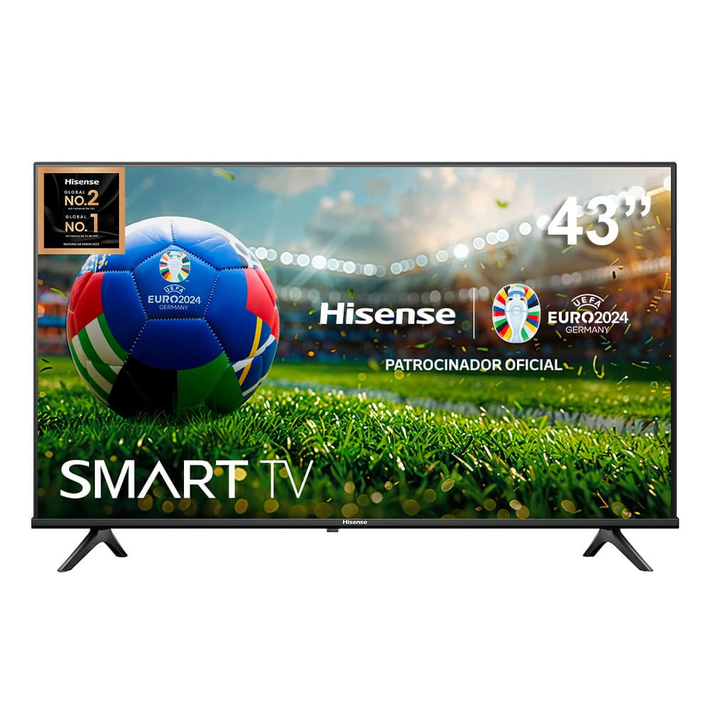 Smart TV 43 Hisense Full HD DLED A4N com Wi-Fi, Bluetooth, USB e HDMI - 43A35HSV