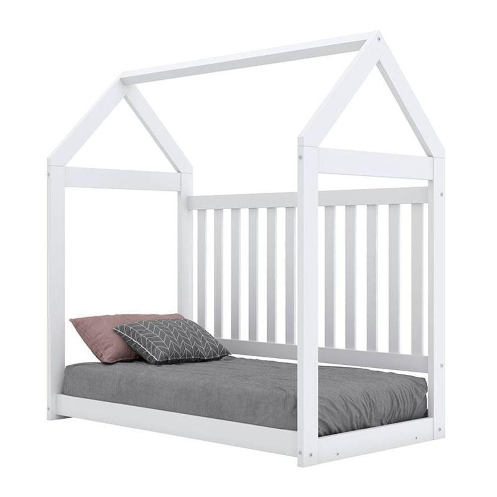 Quarto De Bebê Mississipi 4 Portas Com Berço Montessoriano Americano Branco Hp - Henn