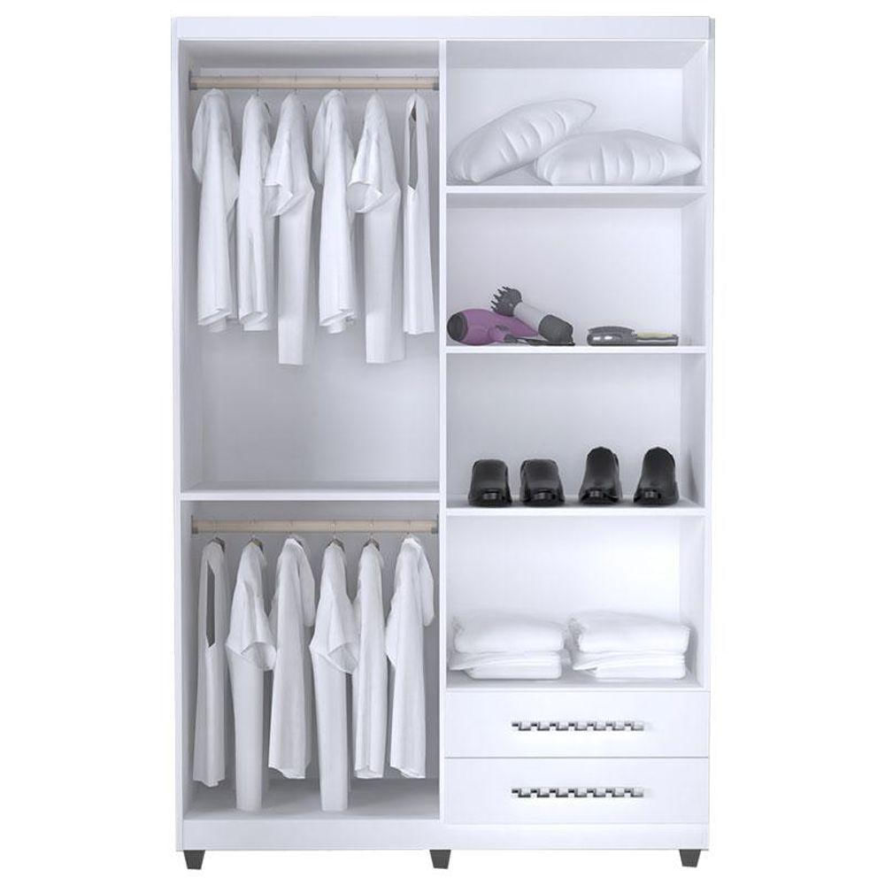 Quarto De Bebê Louise 4 Portas Com Berço Doce Sonho 100 Rodízio Branco Brilho - Ajl