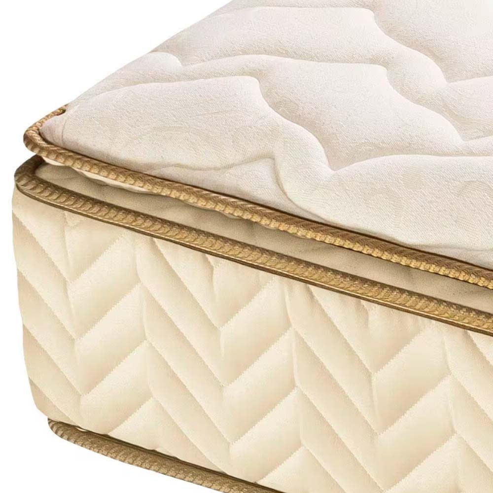 Colchão Queen Size Sublime com Molas Ensacadas e Espuma D20 Americanflex Bege