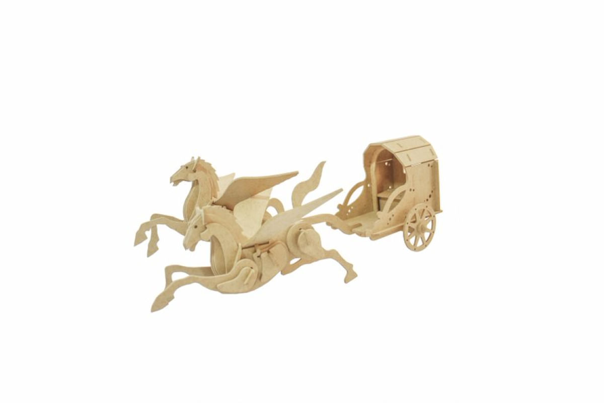 Quebra-Cabeça 3D Carruagem 83 Peças - Dinobrinque