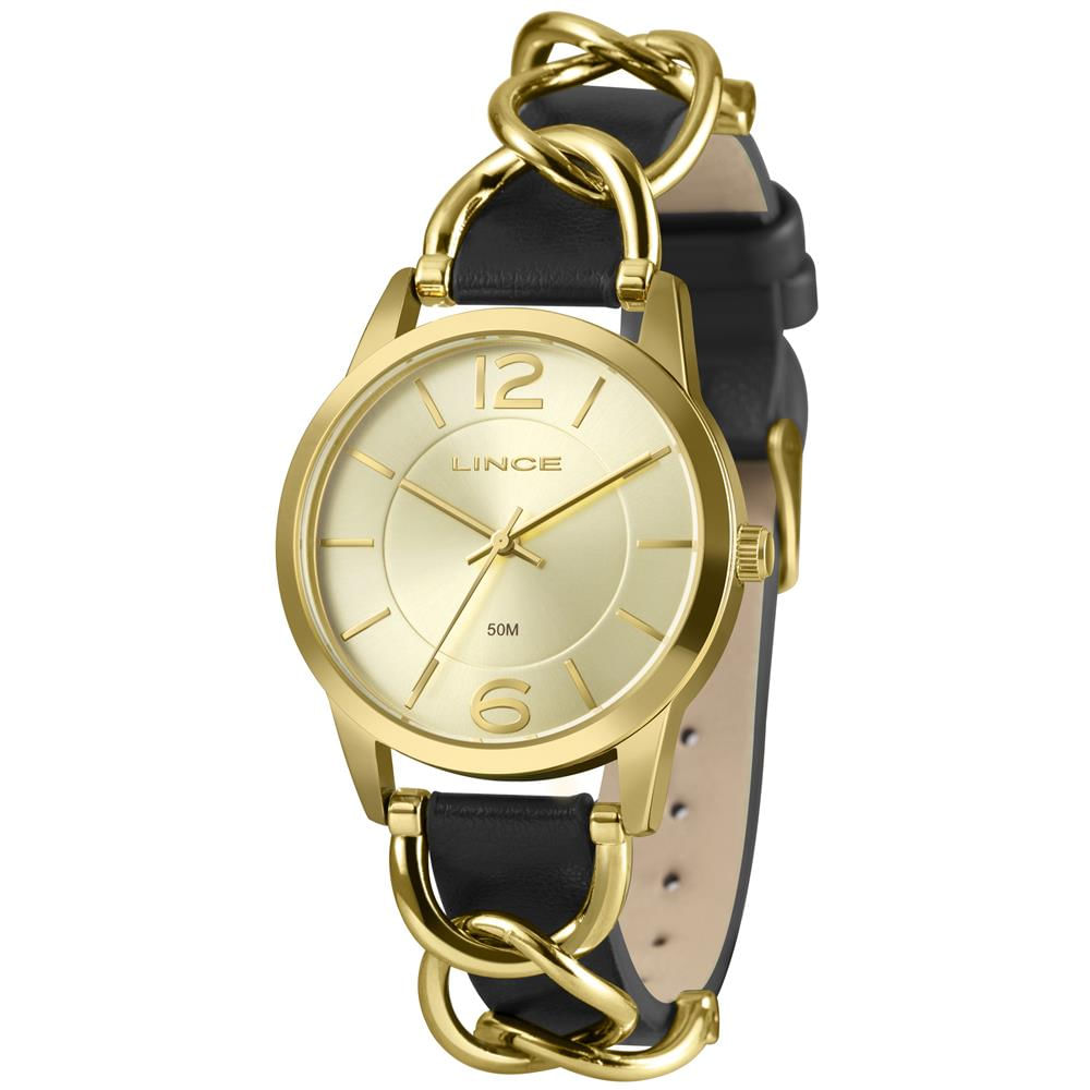 Relógio Lince Feminino Ref:Lrc4777l38 C2px Casual Dourado