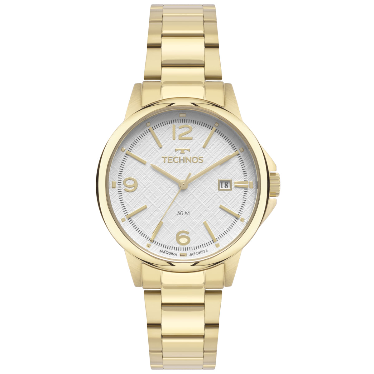 Relógio Technos Feminino Ref:2115ttt/1k Elegance Dourado