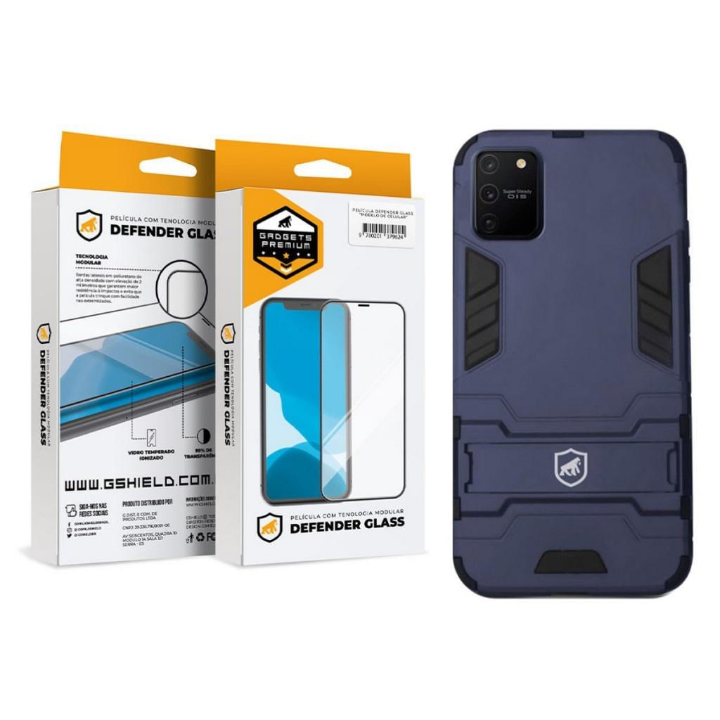 Kit Capa Amor e Pelicula Defender Glass Samsung Galaxy S10 Lite - Gshield