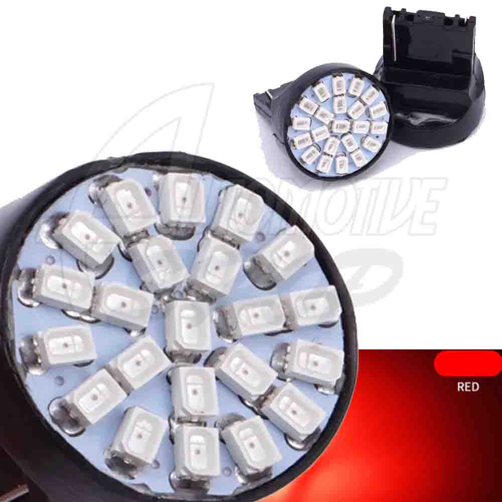 Lâmpada Pingo T20 Dois Polos de 22 Leds SMD Vermelho Un