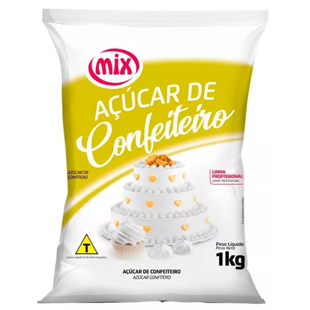 10 Kg Açúcar Confeiteiro Profissional Para Bolos e Doces Mix