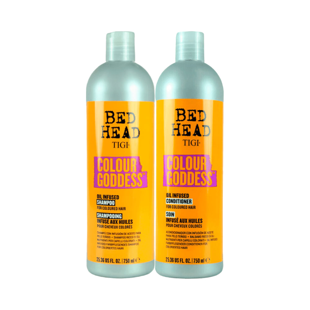 TIGI Bed Head Colour Goddess Shampoo 750ml e Condicionador 750ml