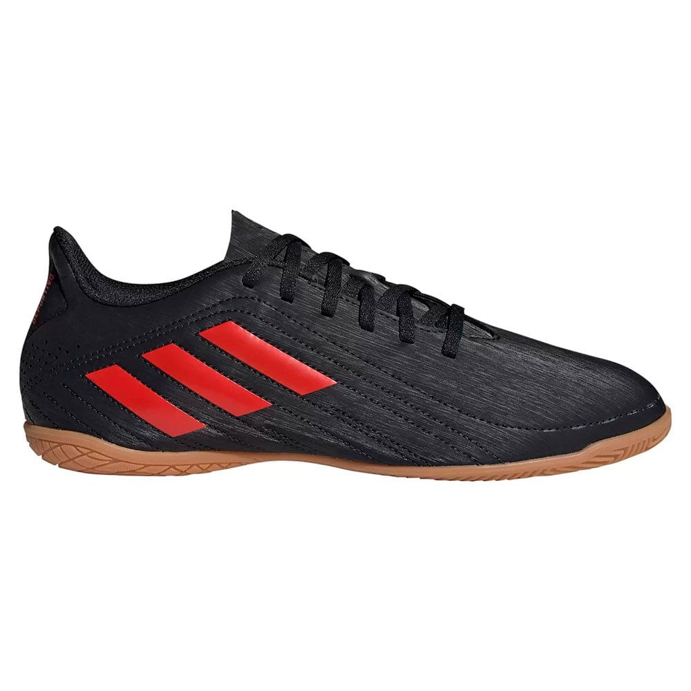 Chuteira Futsal Adidas Deportivo IN - Masculino - Preto+Vermelho