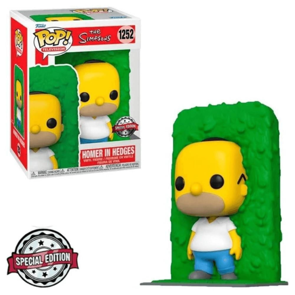 Funko Pop The Simpsons 1252 Homer In Hedges Exclusivo