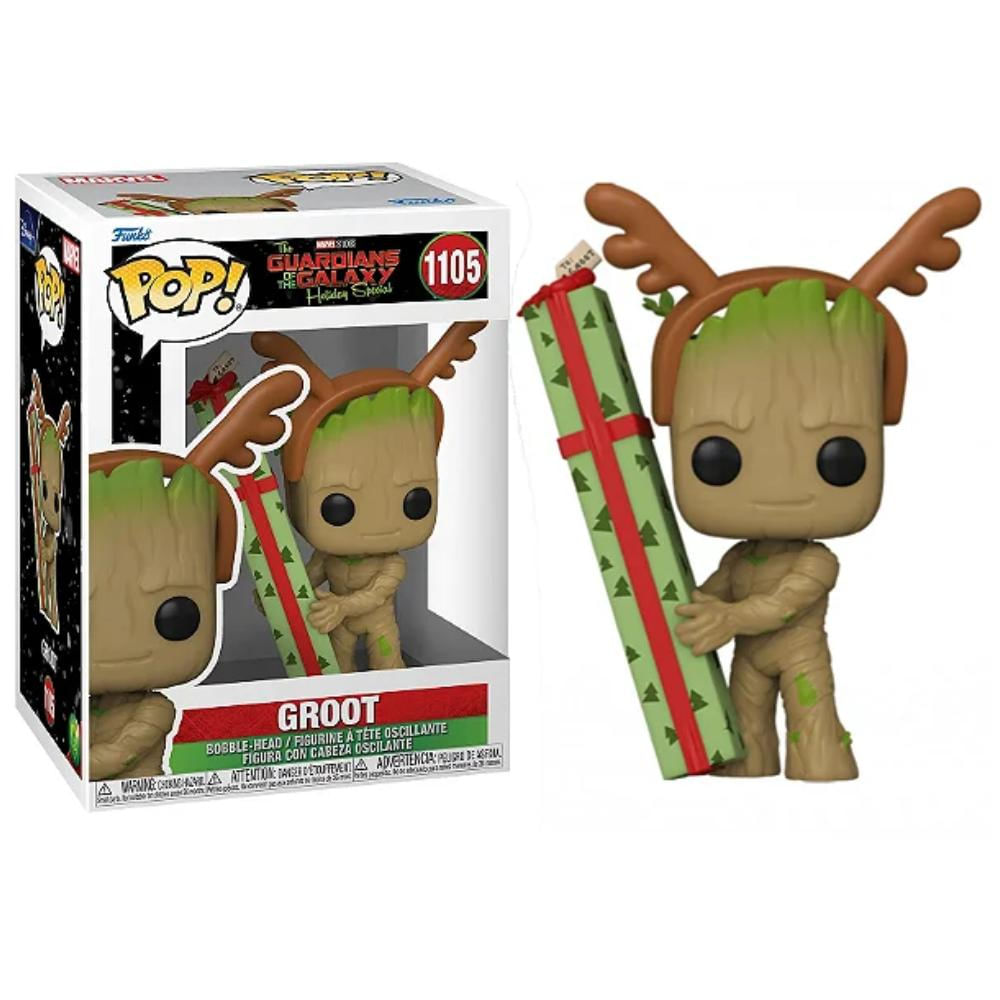 Funko Pop Guardians Of The Galaxy 1105 Groot Holiday