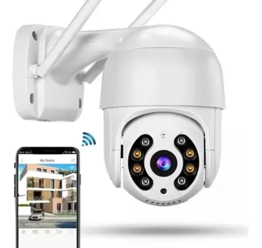 Camera Ip Icsee Wifi Externa Ptz Speed Dome Prova Agua Zoom