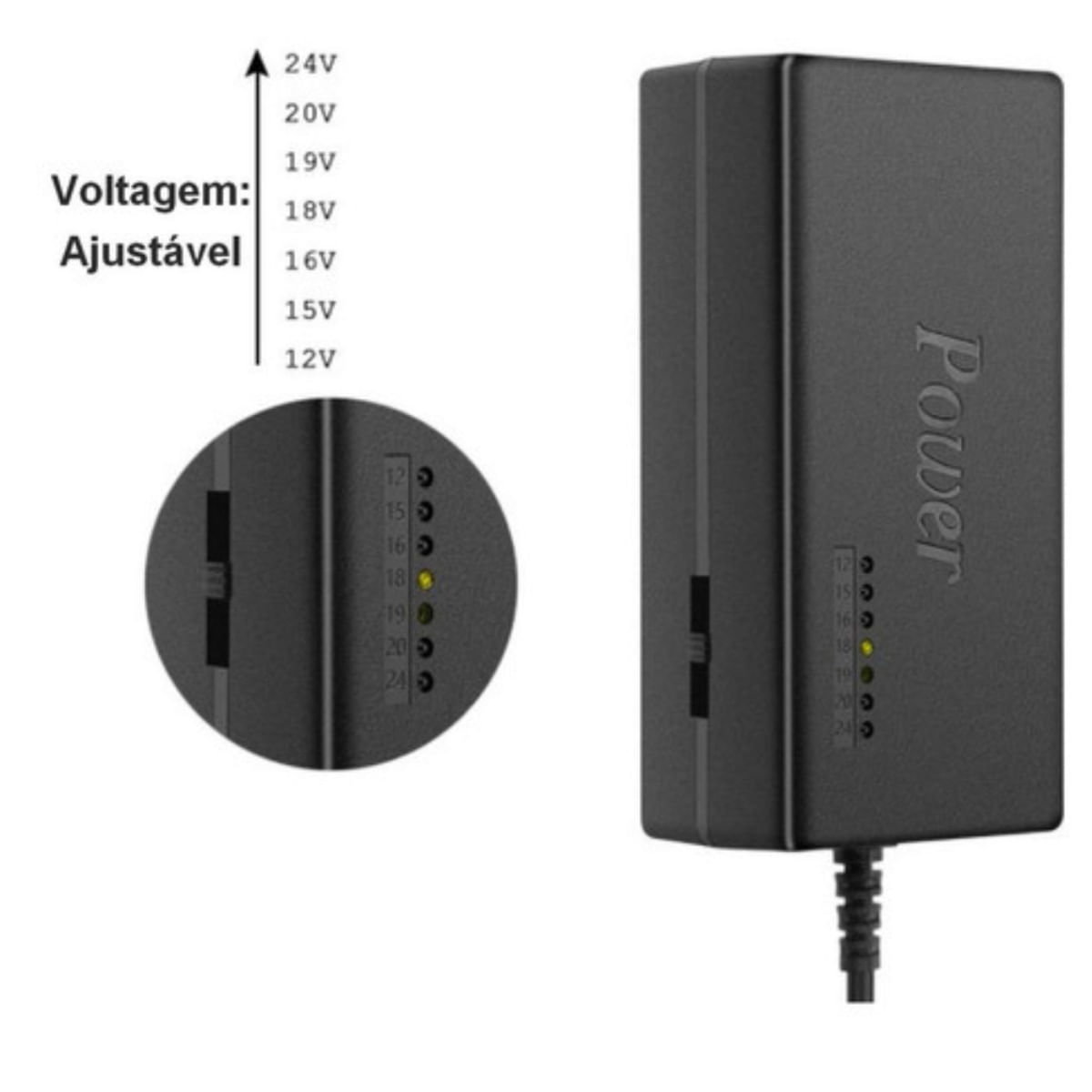Fonte Carregador para Notebook Compatível C/ Positivo XC 7660
