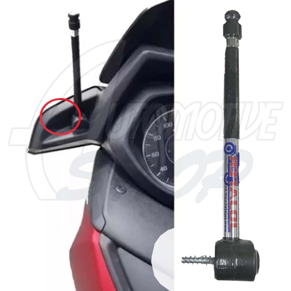 Antena Corta Pipa Moto Retratil 6 Estagios Yamaha XMAXX M13A