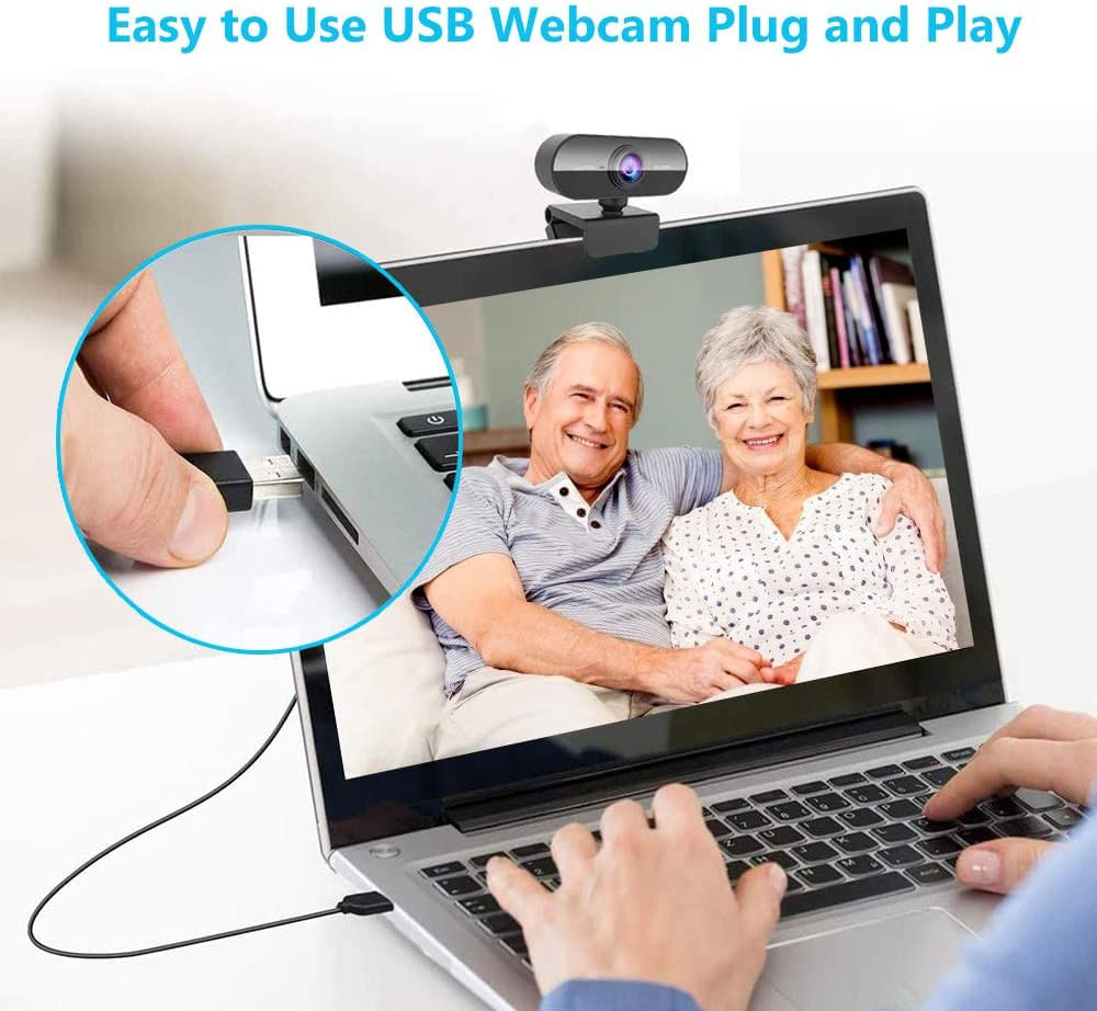 Webcam Full Hd 1080p Usb Câmera Stream Live Alta Resolução