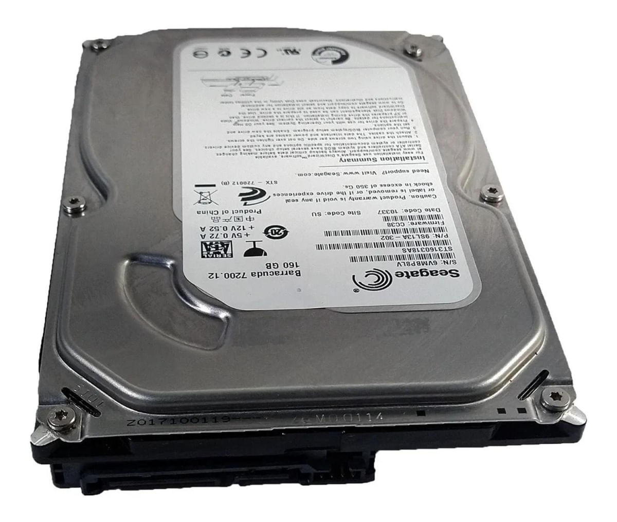 Hd 160gb - Sata - Pc -Dvr