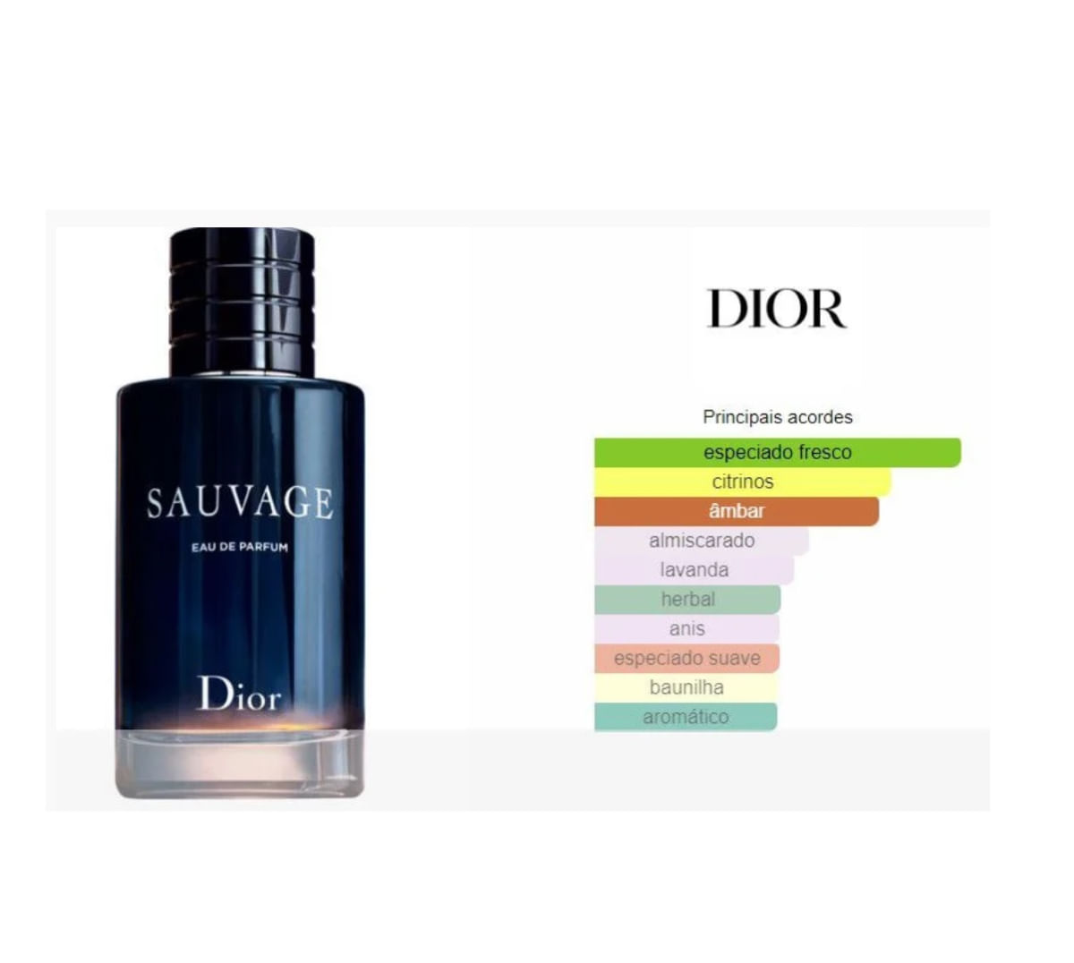 Perfume Sauvage Dior 100ml Original