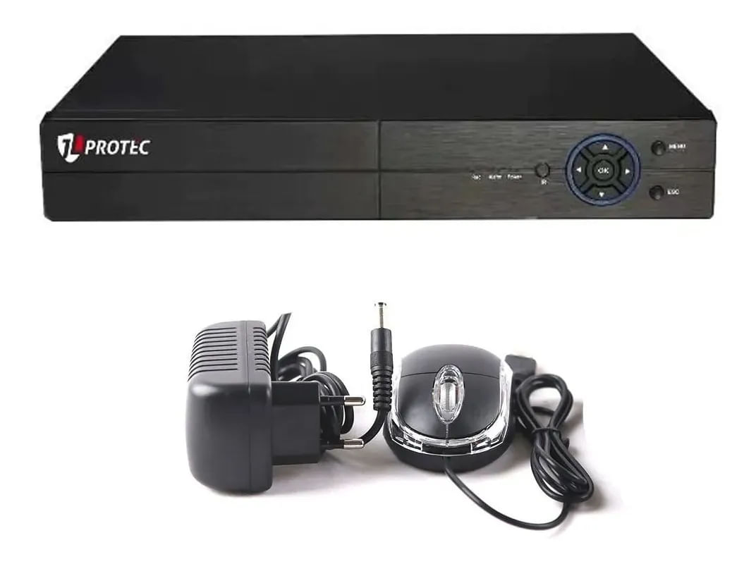 Dvr Protec 8 Canais 5 Em 1 Full Hd com hd 500gb