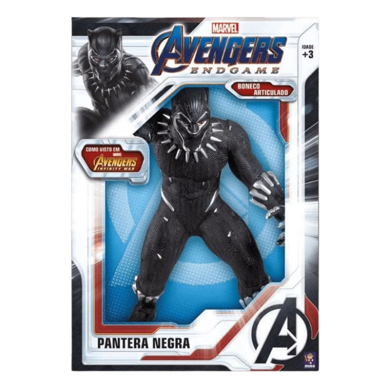 Boneco Articulado Ultimato Pantera Negra Mimo Toys 568