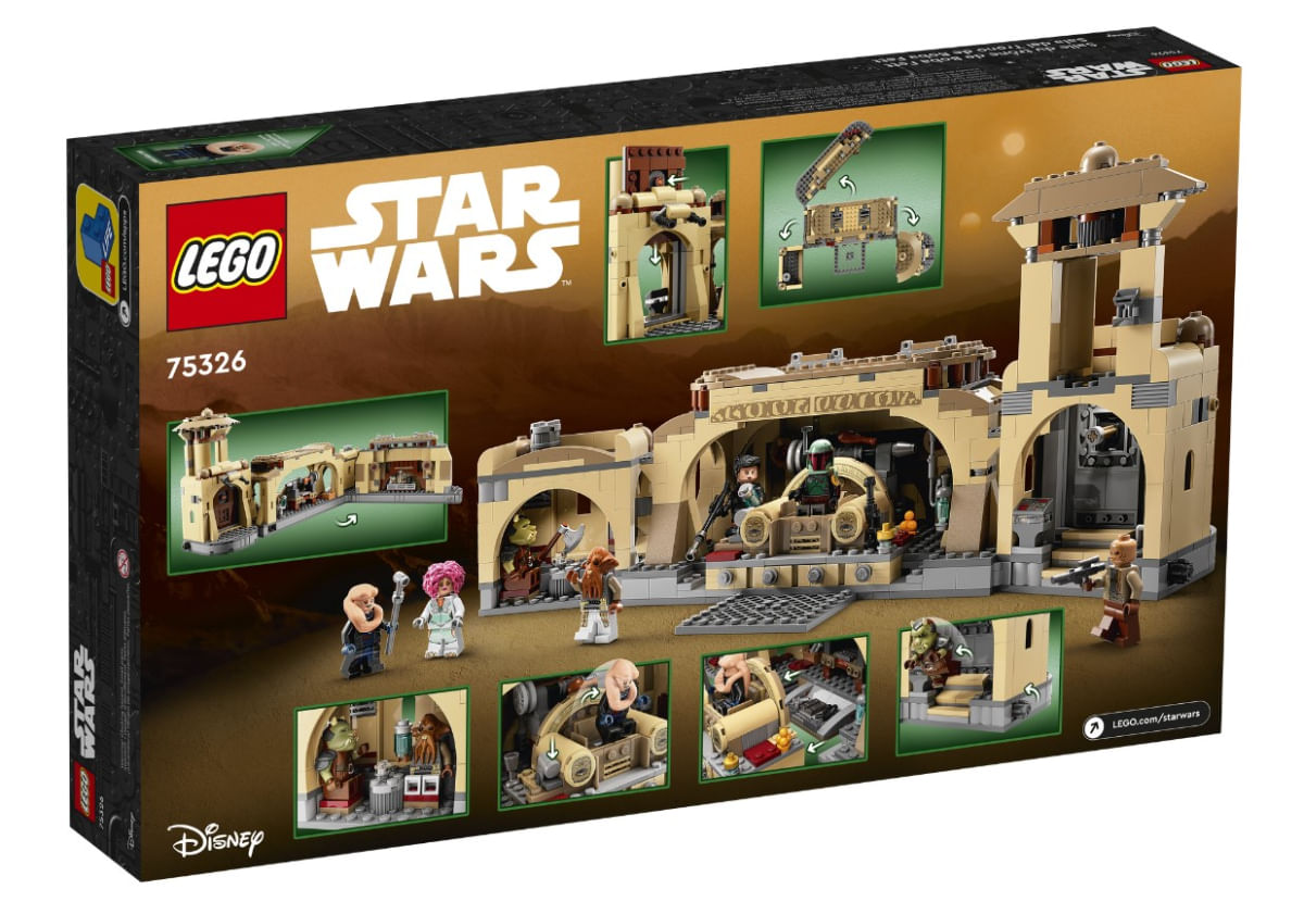 Lego Star Wars Sala do trono de Boba Fett - 75326