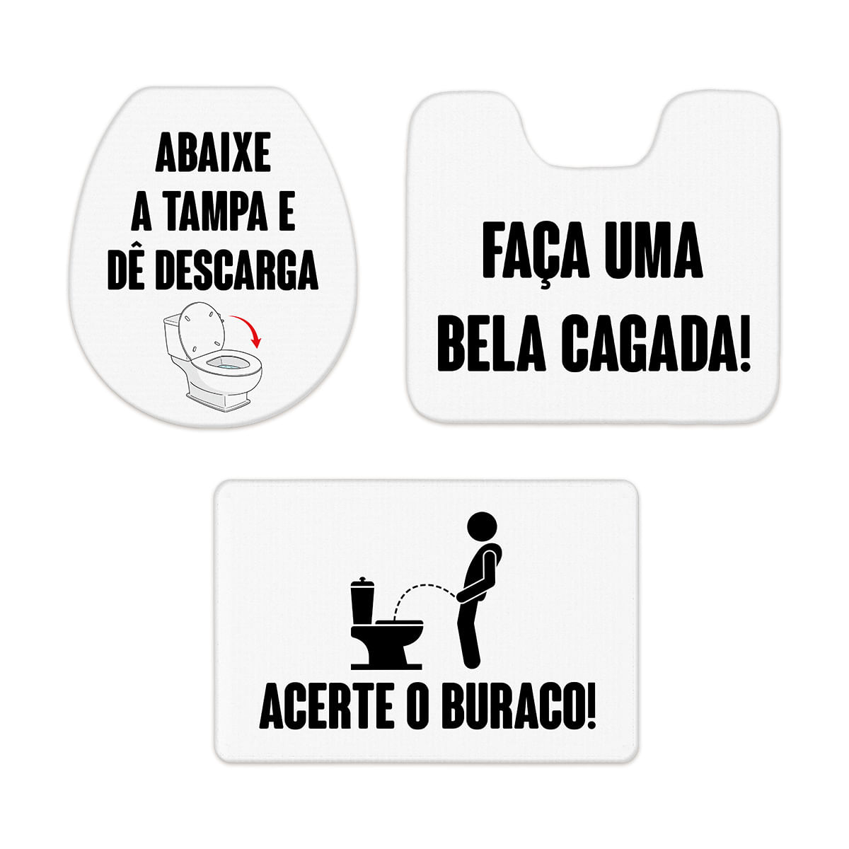 Jogo Tapete Banheiro - Acerte o Buraco