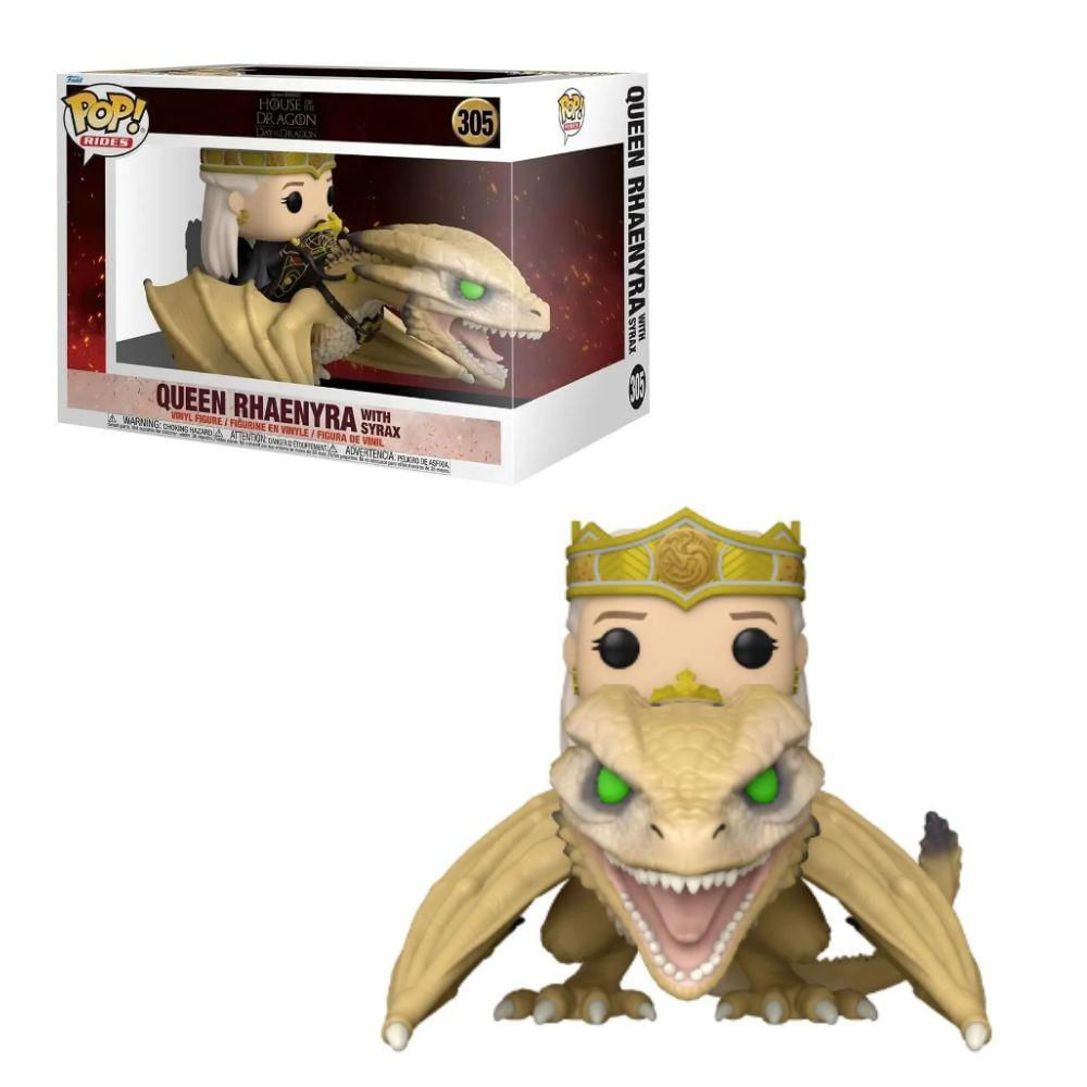 Funko Pop House Of The Dragon 305 Queen Rhaenyra w/ Syrax