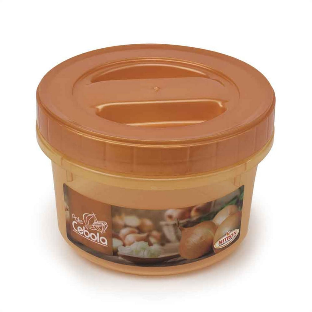 Pote Plástico Microondas Freezer Cebola Livre de BPA 500ml