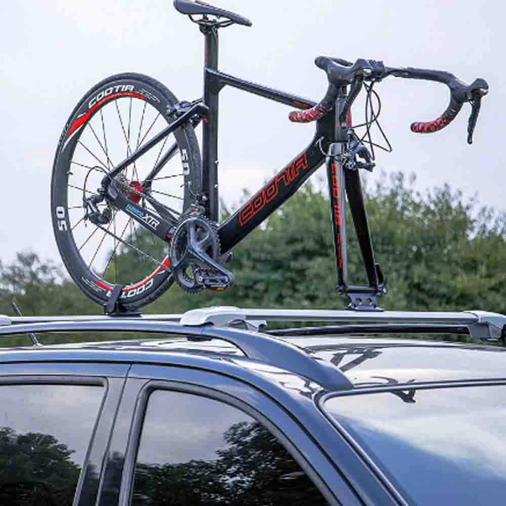 Transbike Rack de Aluminio Suporte Teto Bicicleta Fixo Garfo