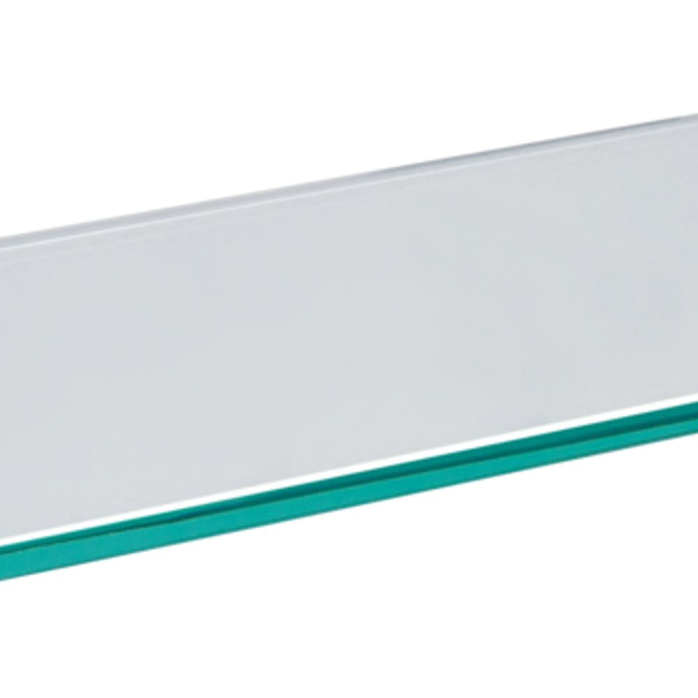 Prateleira de Vidro Tramontina Glass Reta com Suporte Injetado 600x200x8 mm