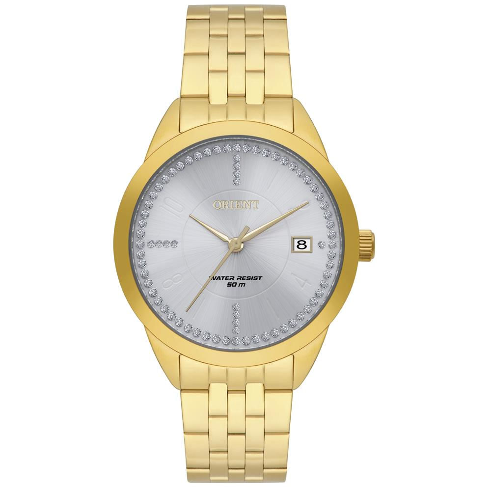 Relógio Orient Feminino Ref:Fgss1252 S2kx Casual Dourado