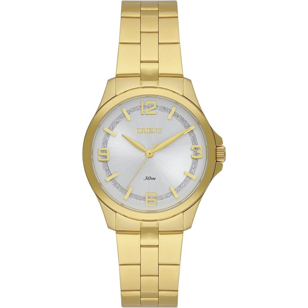 Relógio Orient Feminino Ref:Fgss0227 S2kx Casual Dourado