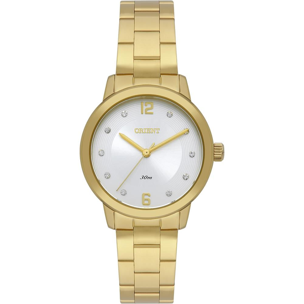 Relógio Orient Feminino Ref:Fgss0226 S2kx Casual Dourado