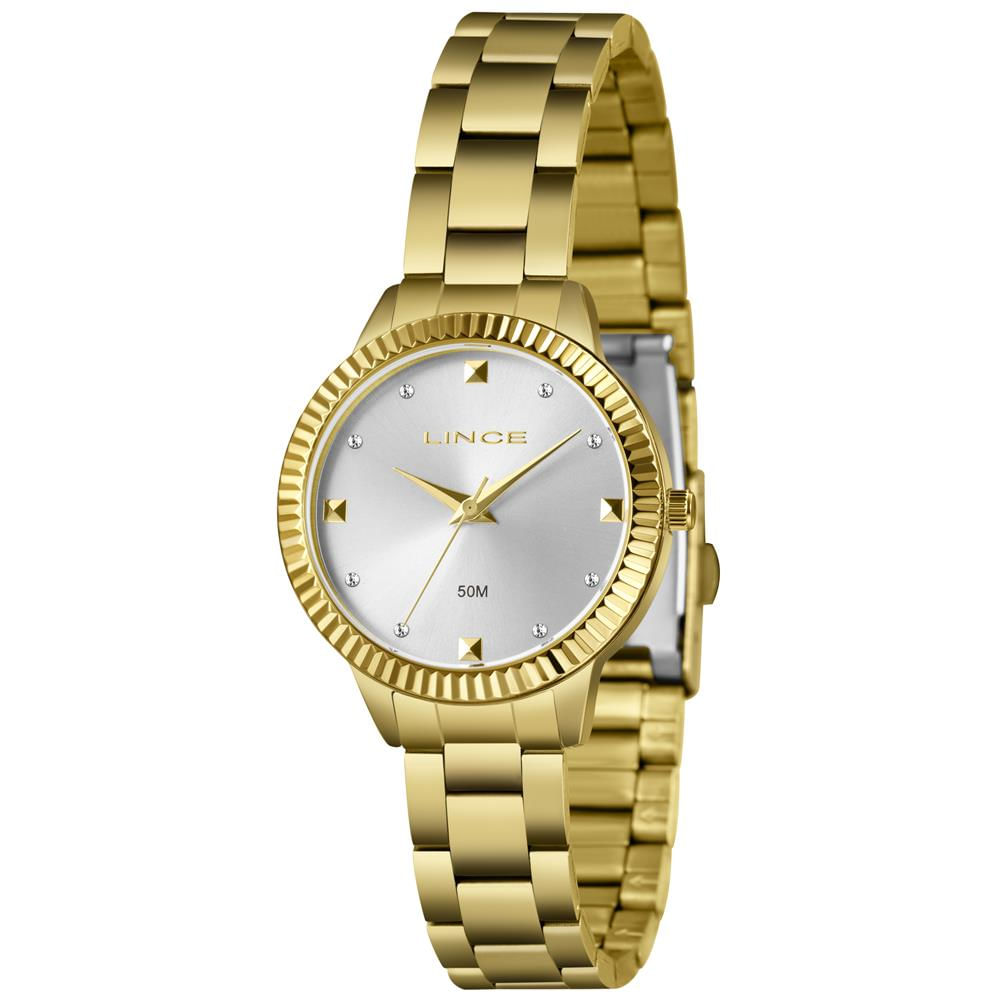 Relógio Lince Feminino Ref:Lrg4814l34 S1kx Fashion Dourado