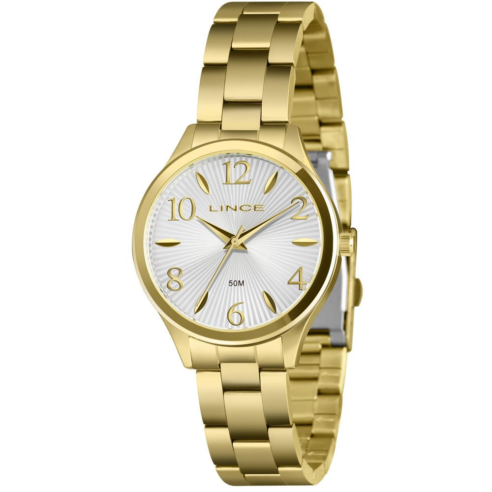 Relógio Lince Feminino Ref:Lrg4813l36 S2kx Casual Dourado