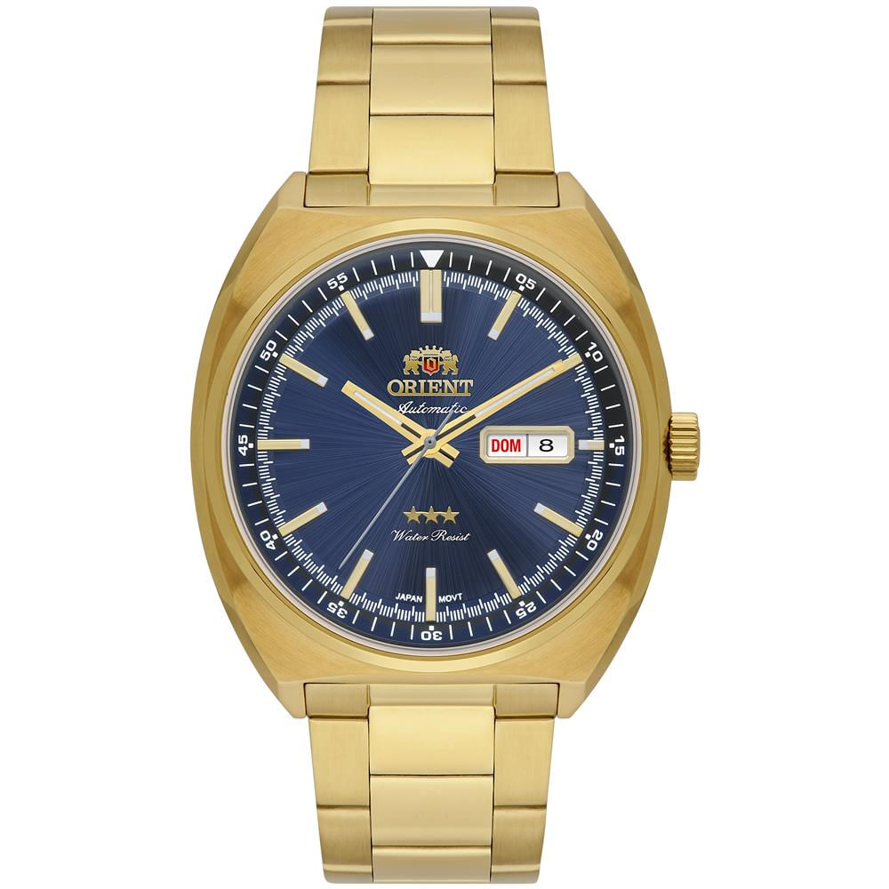 Relógio Orient Masculino Ref:F49gg032 D1kx Automático Dourado