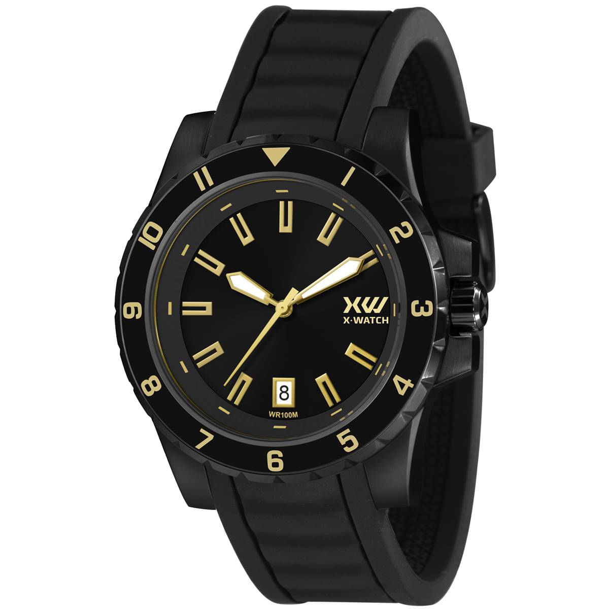 Relógio X-Watch Masculino Ref:Xmnp1010 P1sx Esportivo Black